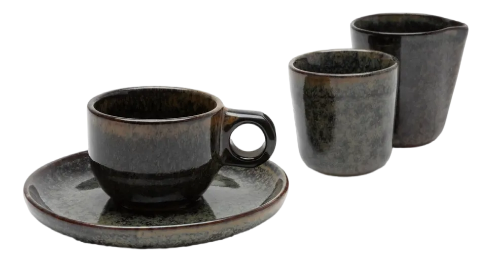 Espressokop Serax Surface Tableware By Sergio Herman Indi Grey 100 ml