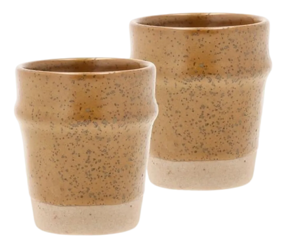 Espressokop Villa Collection Evig Amber 10 cl (Set van 2)
