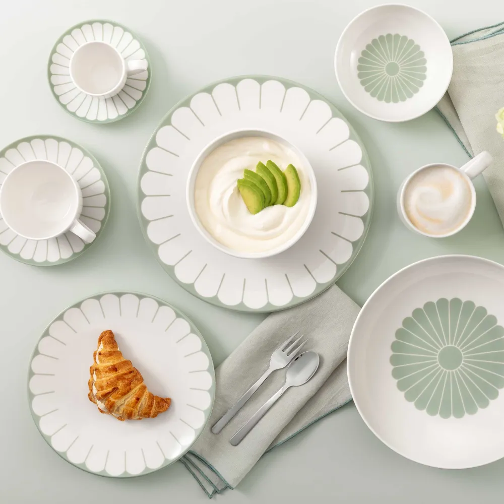 Villeroy & Boch Espressokop Fleur Vert 70ml (6 delig) Clearance