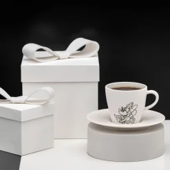 Espressokop Villeroy & Boch Manufacture Rock Mickey Mouse Blanc 60ml (Set van 6)
