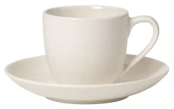 Espressokop Villeroy & Boch NewMoon Wit Zonder Oor (6-Delig)