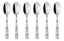 Espressolepel Sambonet Jungle (Set van 6)