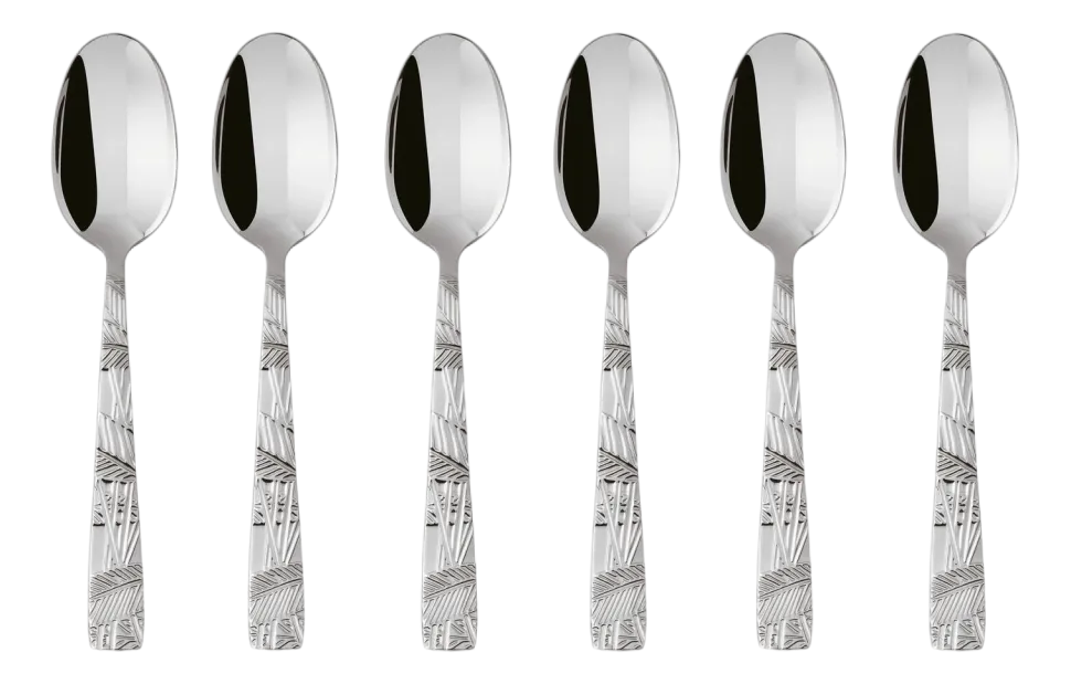 Espressolepel Sambonet Jungle (Set van 6)