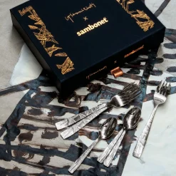 Espressolepel Sambonet Jungle (Set van 6)