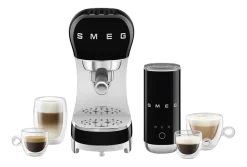 Espressomachine SMEG ECF12BLEU 50's Style Zwart