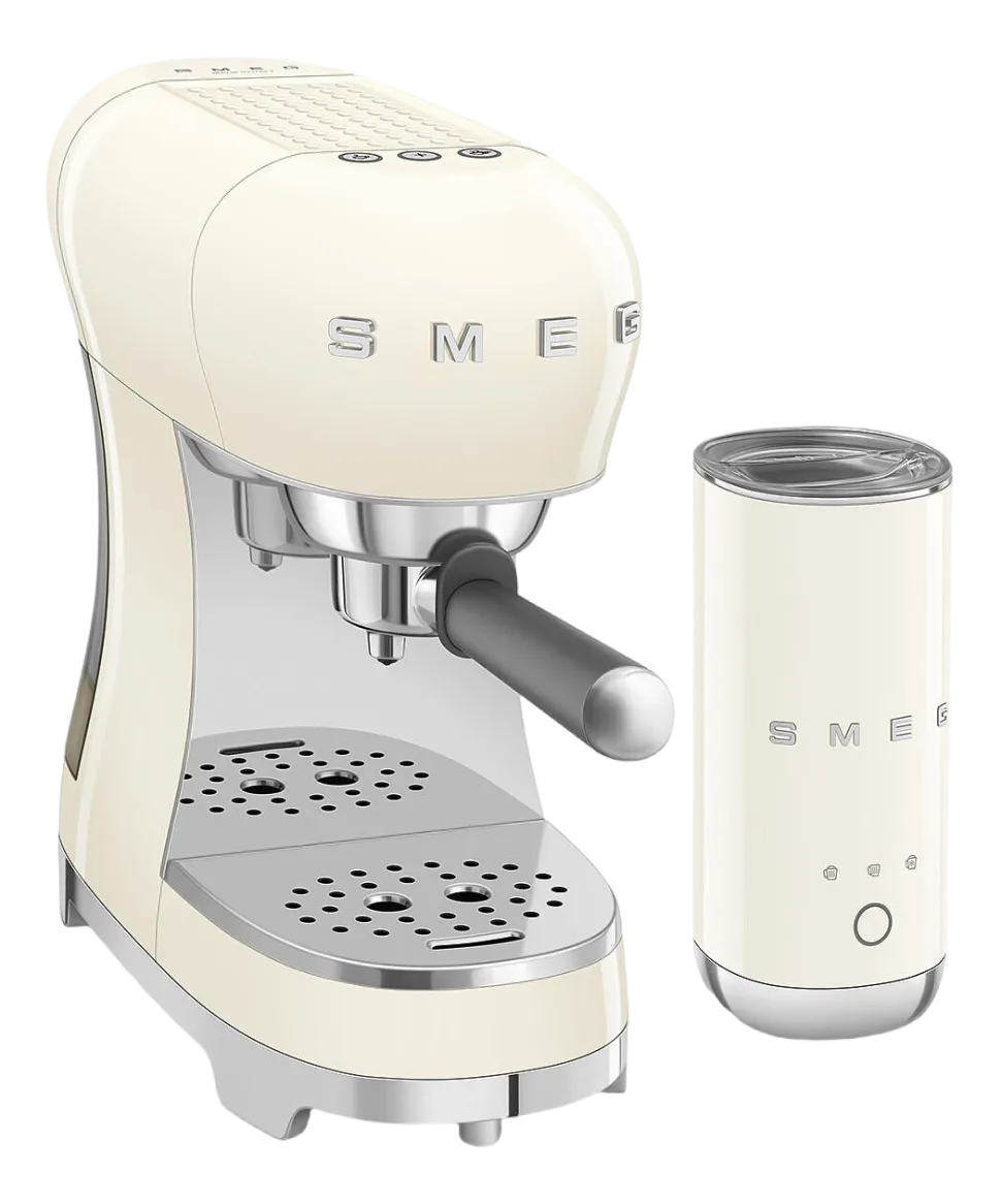 Espressomachine SMEG ECF12CREU 50's Style Crème