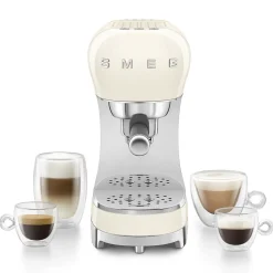 Espressomachine SMEG ECF12CREU 50's Style Crème