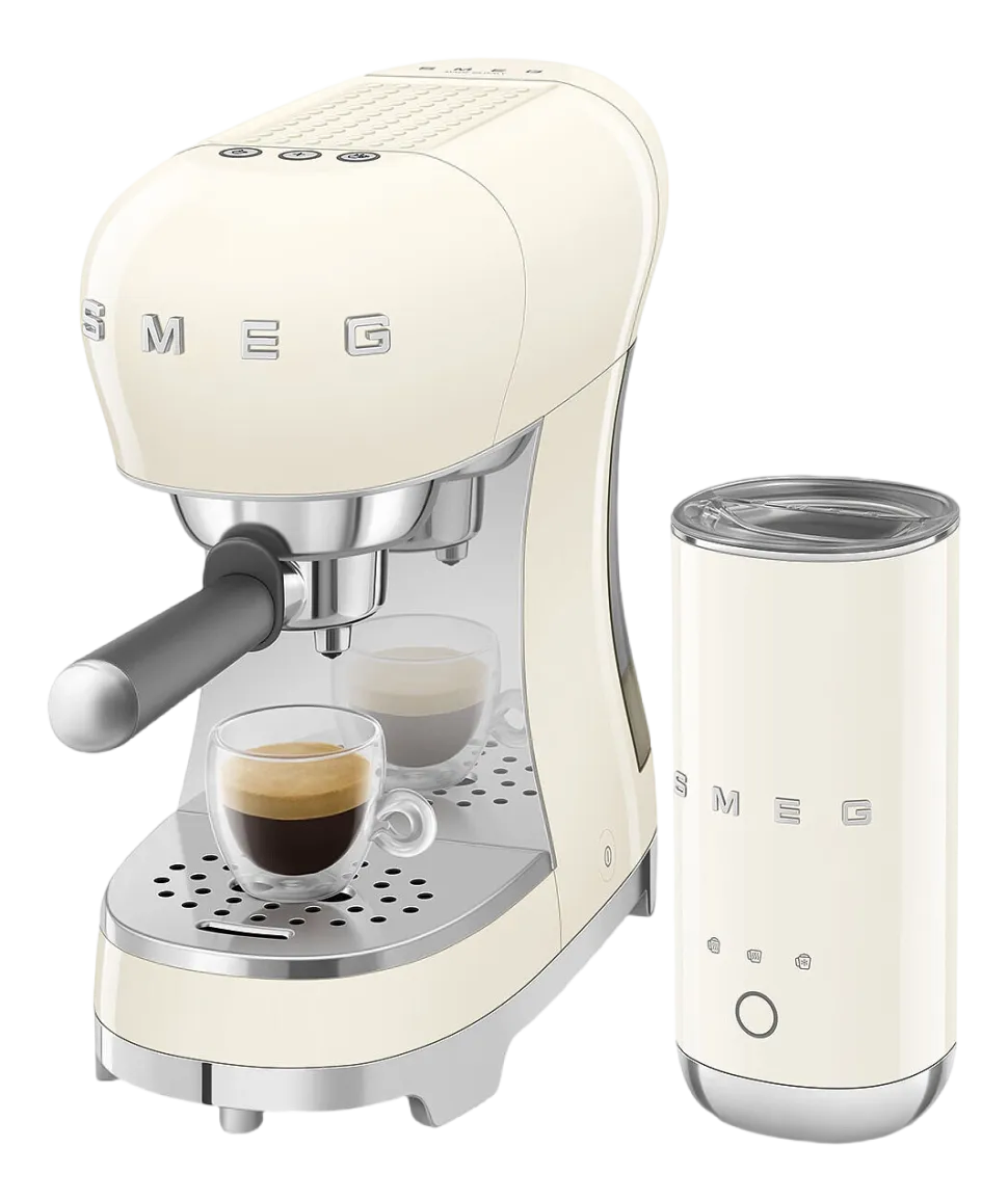 Espressomachine SMEG ECF12CREU 50's Style Crème