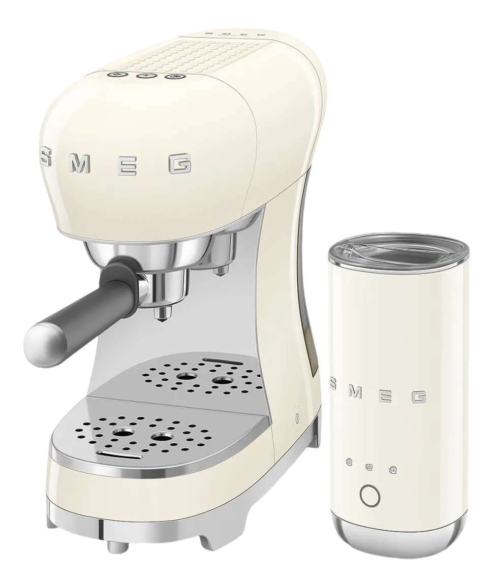 Espressomachine SMEG ECF12CREU 50's Style Crème