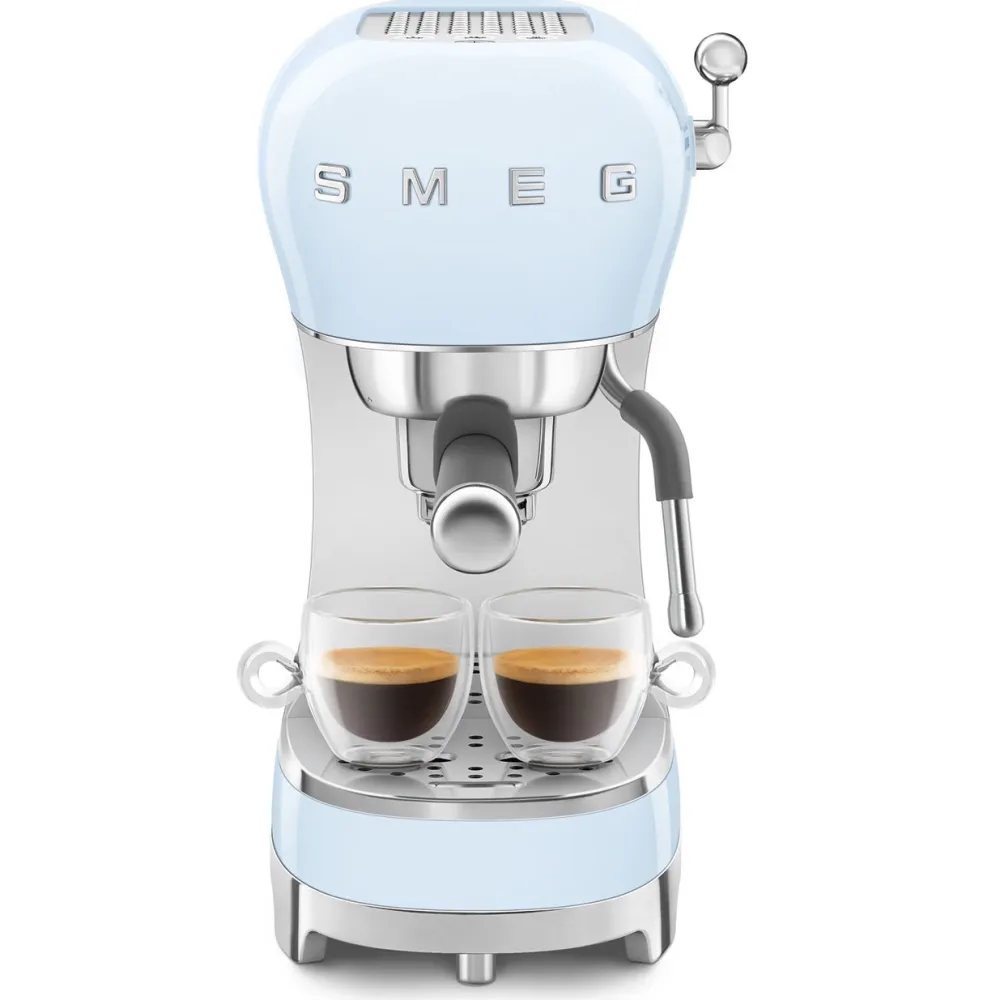 Smeg Espressomachine ECF02 50 Style Pastelblauw Outlet
