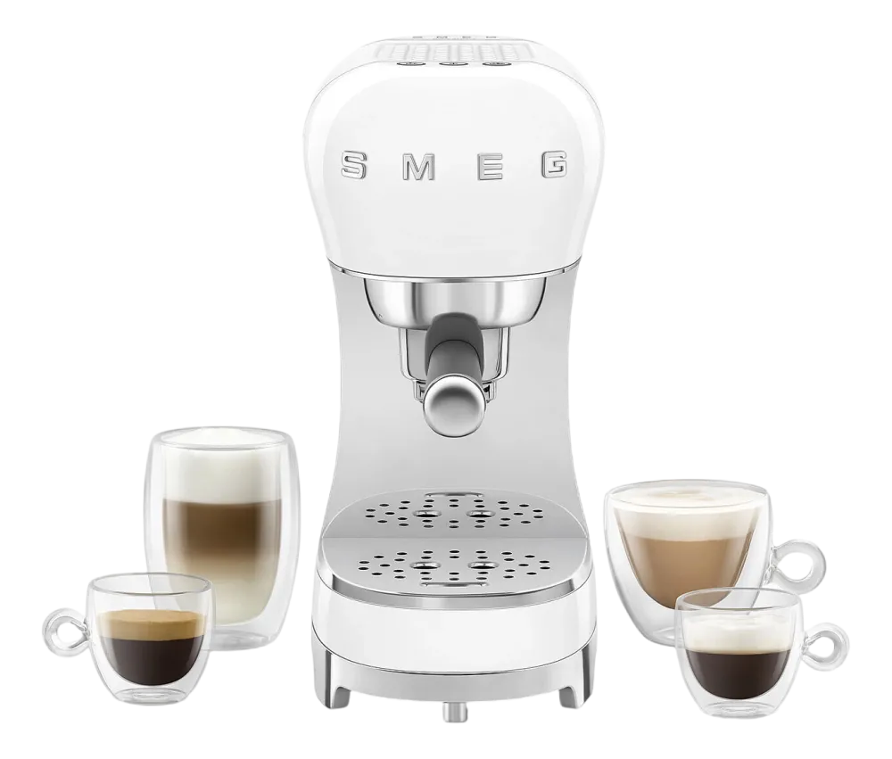 Smeg Espressomachine ECF12WHEU 50's Style Wit Sale