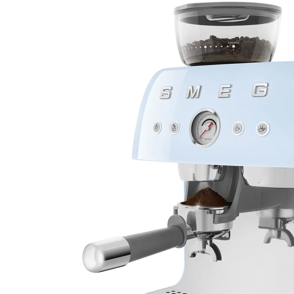 Smeg Espressomachine EGF03PBEU Pastelblauw Online