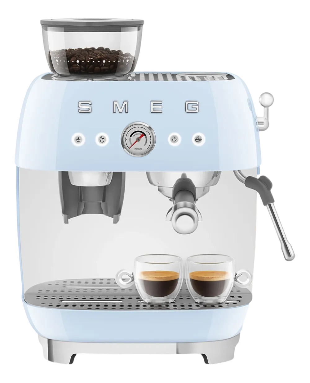 Smeg Espressomachine EGF03PBEU Pastelblauw Online