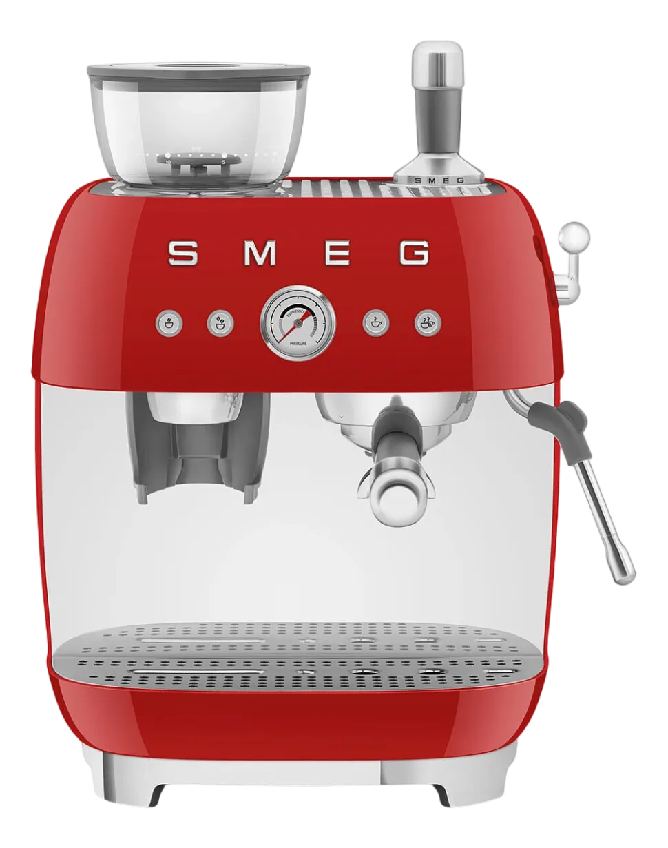 Espressomachine Smeg EGF03RDEU Rood