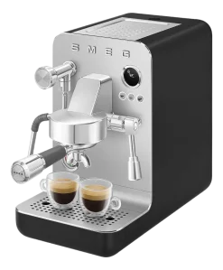 Espressomachine Smeg EMC02BLMEU Mat zwart