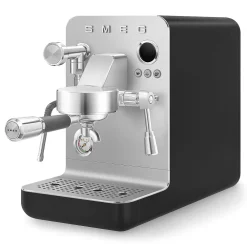 Smeg Espressomachine EMC02BLMEU Collezione Mat Zwart