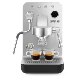 Smeg Espressomachine EMC02BLMEU Collezione Mat Zwart