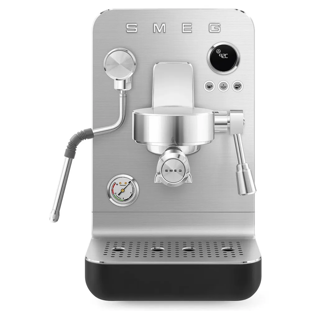Smeg Espressomachine EMC02BLMEU Collezione Mat Zwart