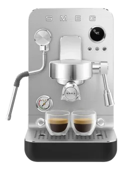 Smeg Espressomachine EMC02BLMEU Collezione Mat Zwart