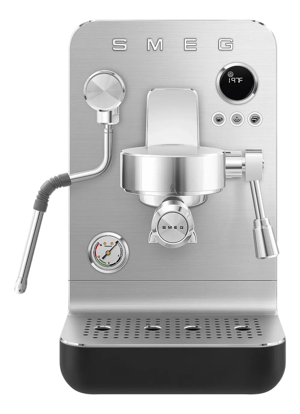 Smeg Espressomachine EMC02BLMEU Collezione Mat Zwart