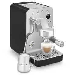 Smeg Espressomachine EMC02BLMEU Collezione Mat Zwart