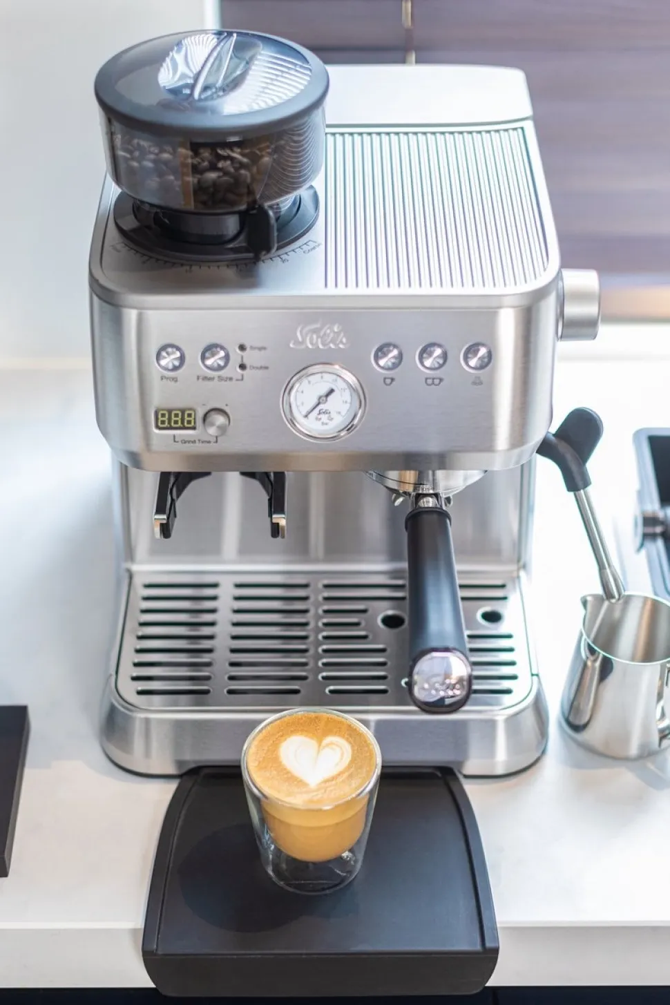Espressomachine Solis Grind & Infuse Perfetta RVS