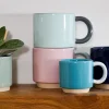 Lund Espresso Mok London Skittle Stapelbaar White & Pink New