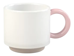 Lund Espresso Mok London Skittle Stapelbaar White & Pink New