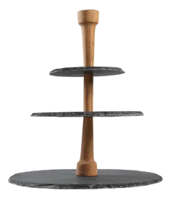 Boska Etagère Party Tower Black / Brown 30 cm New