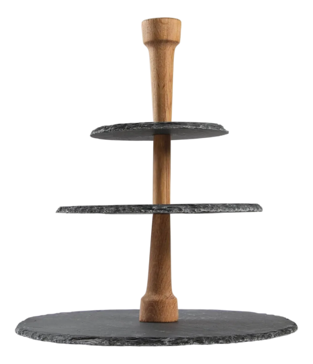 Boska Etagère Party Tower Black / Brown 30 cm New