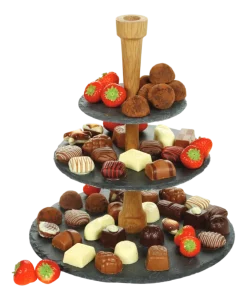 Boska Etagère Party Tower Black / Brown 30 cm New