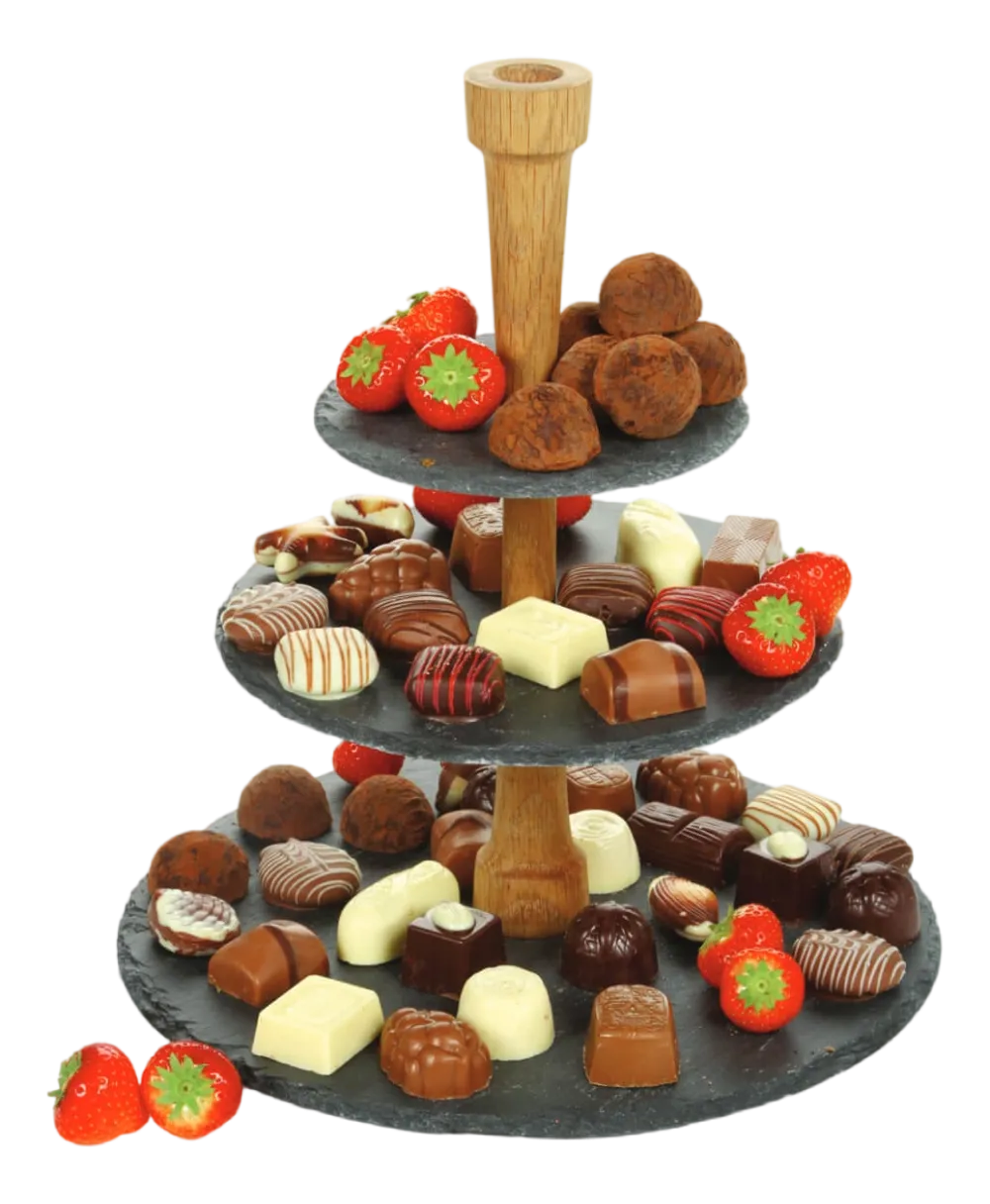 Boska Etagère Party Tower Black / Brown 30 cm New