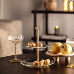 Leonardo Etagère Cena Gold (2-Delig)