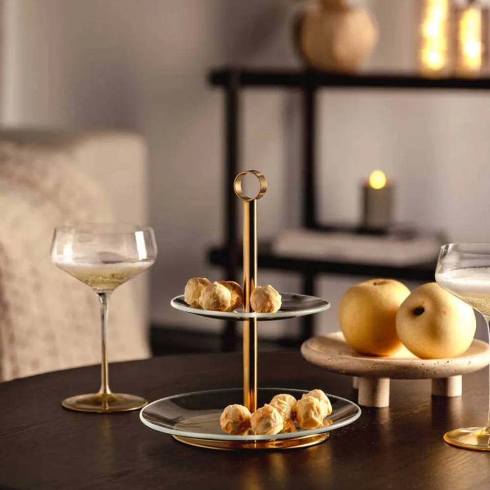 Leonardo Etagère Cena Gold (2-Delig)