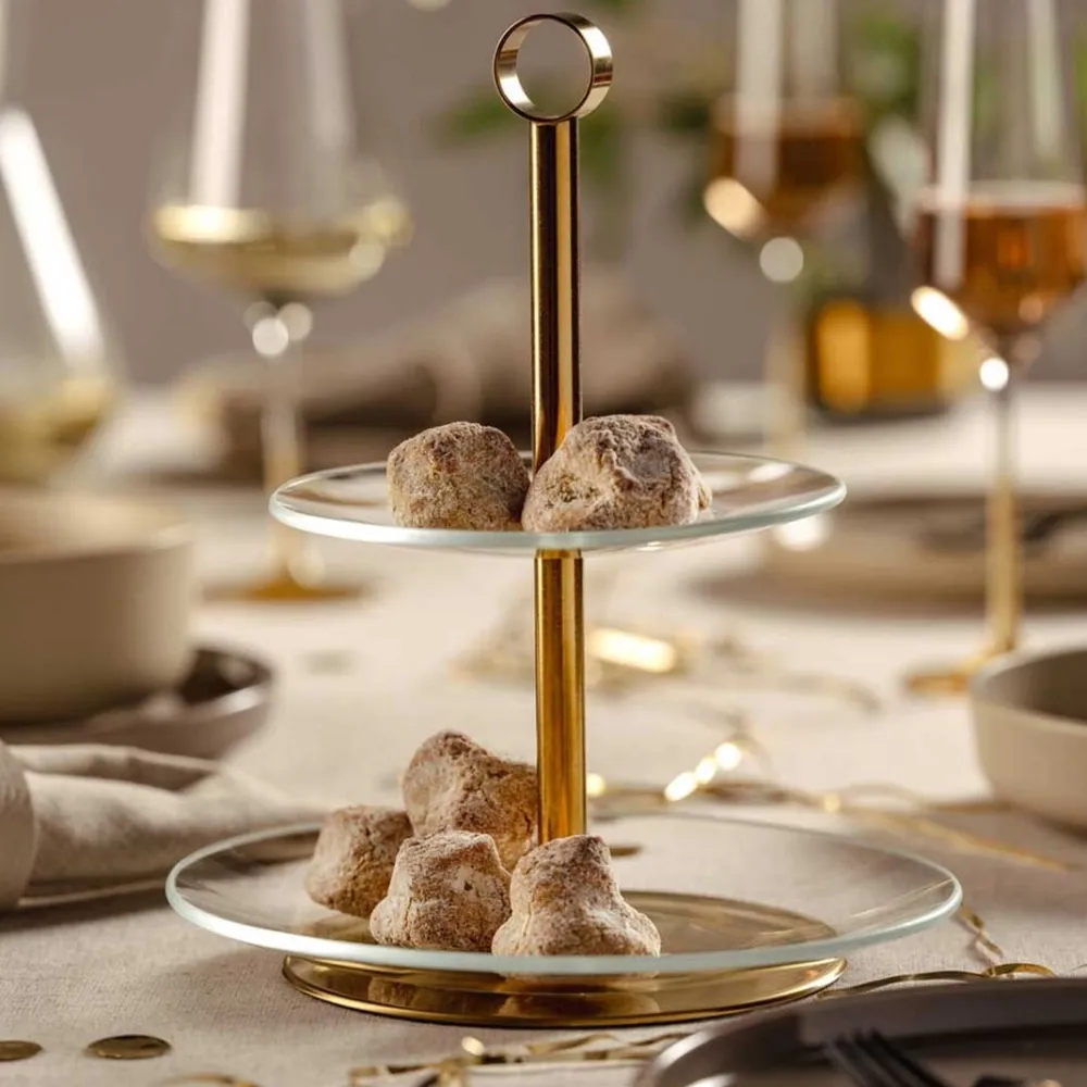 Leonardo Etagère Cena Gold (2-Delig)