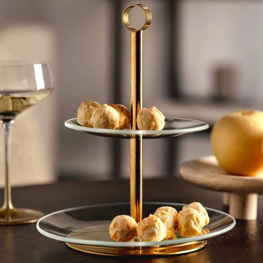Leonardo Etagère Cena Gold (2-Delig)