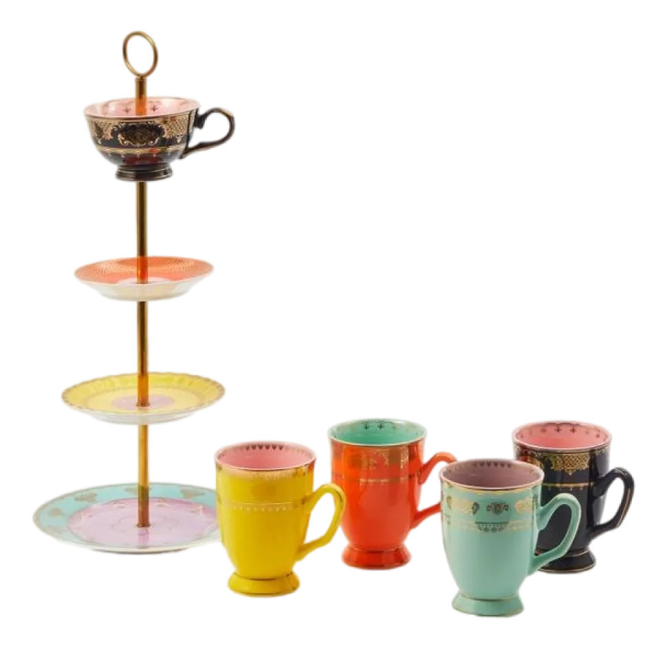 Etagère POLSPOTTEN High Tea Set Grandpa Multi