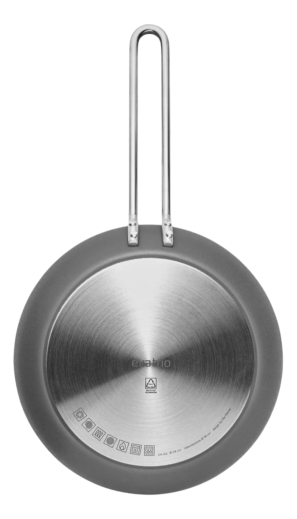 Eva Trio Koekenpan Grey Line Slip-Let Ceramic 24 cm