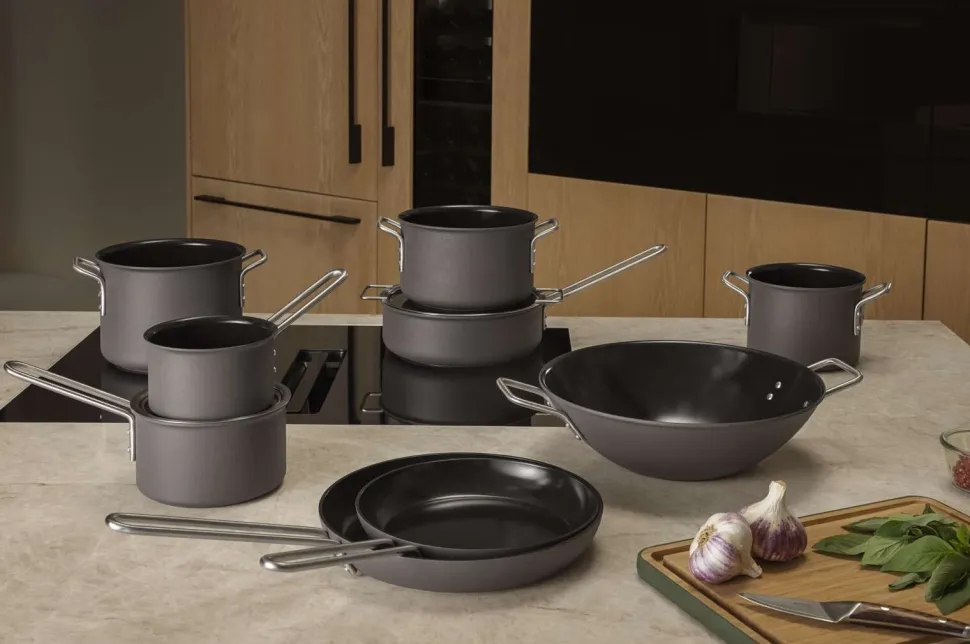 Eva Trio Koekenpan Grey Line Slip-Let Ceramic 24 cm