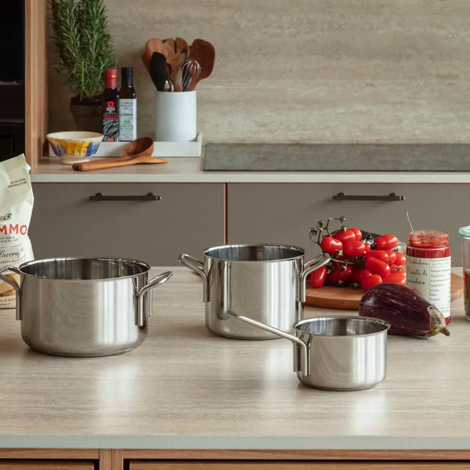 Eva Trio Pannenset Collection RVS Recycled (3-Delig)
