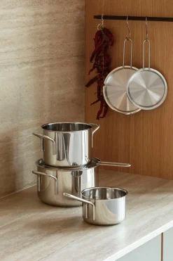 Eva Trio Pannenset Collection RVS Recycled (3-Delig)