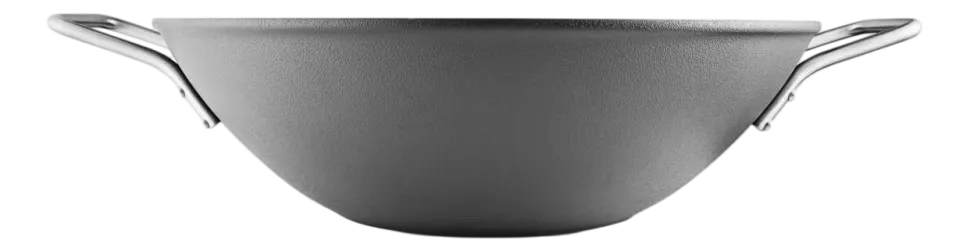 Eva Trio Wokpan Grey Line Slip-Let Ceramic 5L