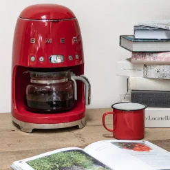 Filterkoffiemachine Smeg DCF02 50 Style Rood