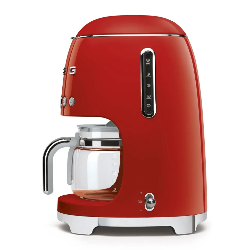 Filterkoffiemachine Smeg DCF02 50 Style Rood