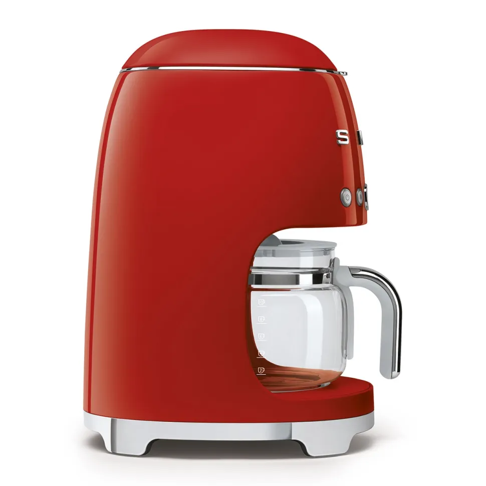 Filterkoffiemachine Smeg DCF02 50 Style Rood
