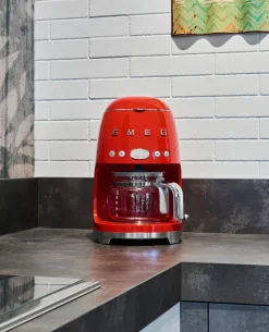 Filterkoffiemachine Smeg DCF02 50 Style Rood