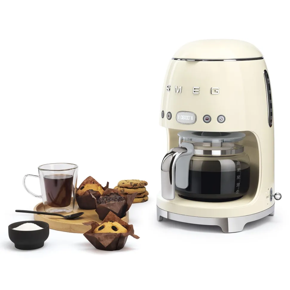 Filterkoffiemachine Smeg DCF02 50 Style Crème