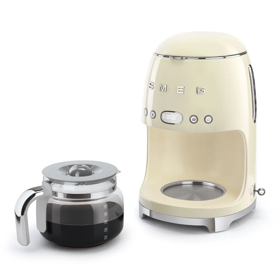 Filterkoffiemachine Smeg DCF02 50 Style Crème