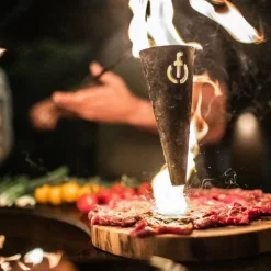 Forged Flambadou Churrasco Olive Outlet