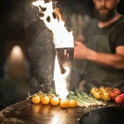 Forged Flambadou Churrasco Olive Outlet